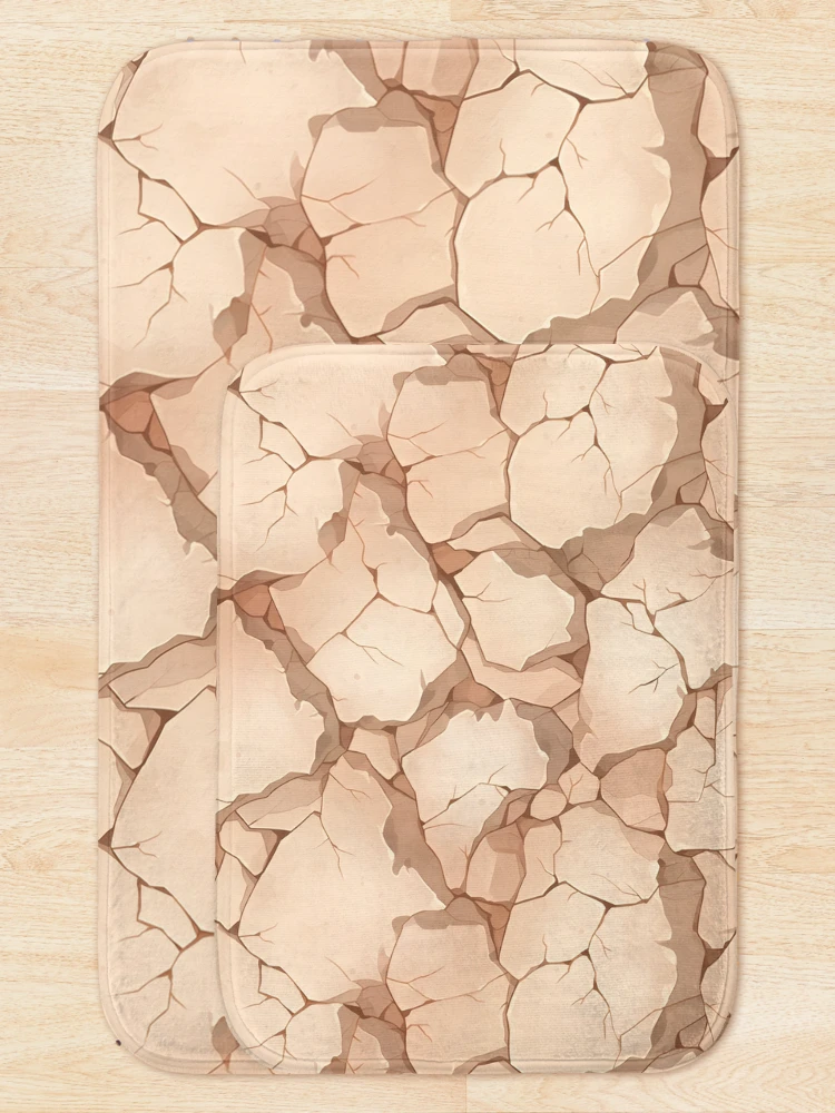 Thumbnail 5 of 6, Bath Mat, Heated Rocks, Seamless Pattern designed and sold by patternicco.