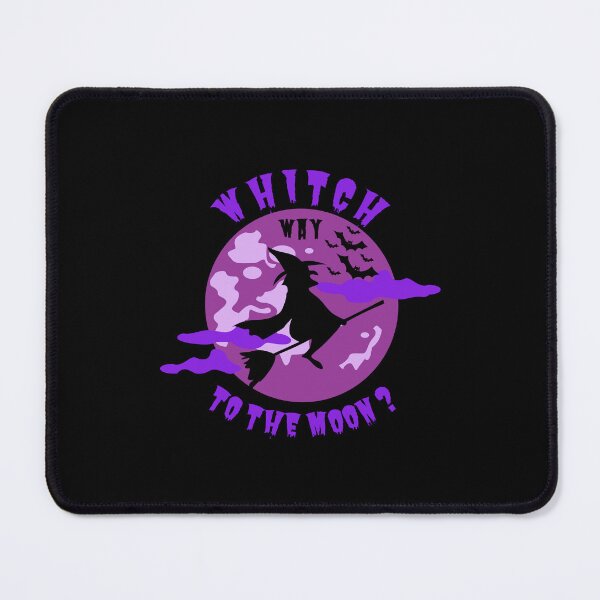Item preview, Witch Way to the Moon? Halloween witch.  designed and sold by EdytaGister.