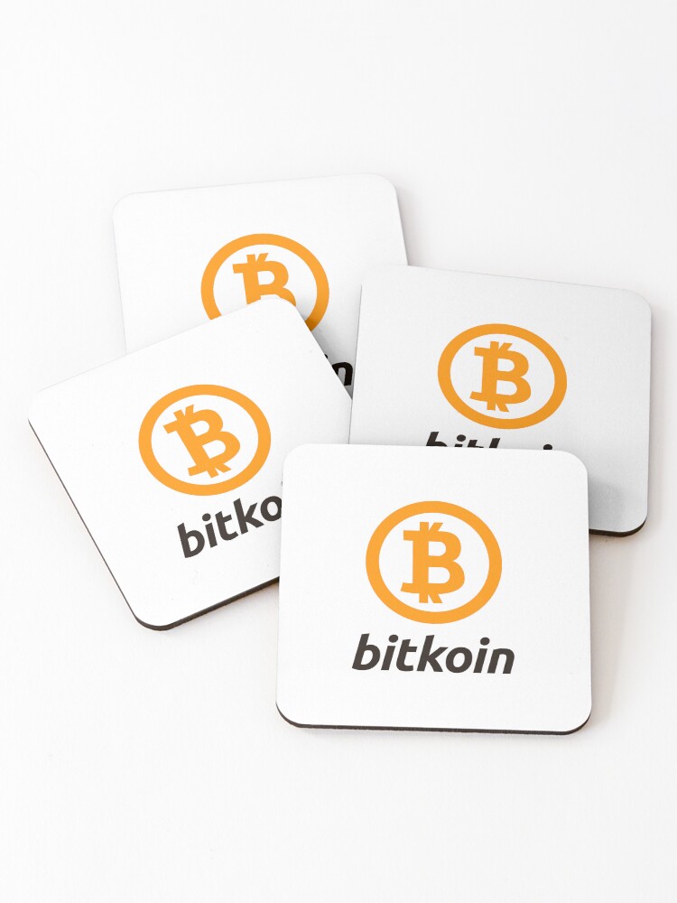 Thumbnail 1 of 5, Coasters (Set of 4), bitkoin designed and sold by bitkoin-shop.