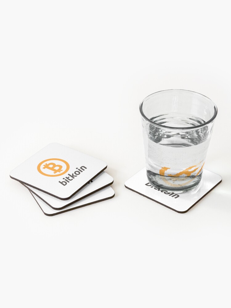 Thumbnail 2 of 5, Coasters (Set of 4), bitkoin designed and sold by bitkoin-shop.