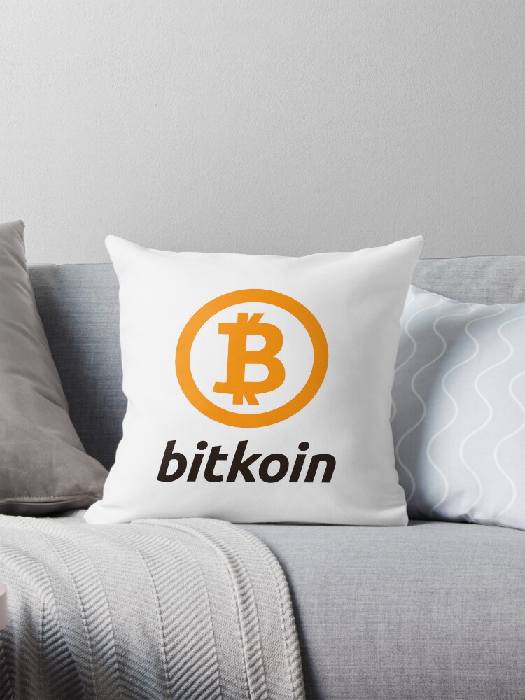 Thumbnail 1 of 4, Pillow, bitkoin designed and sold by bitkoin-shop.