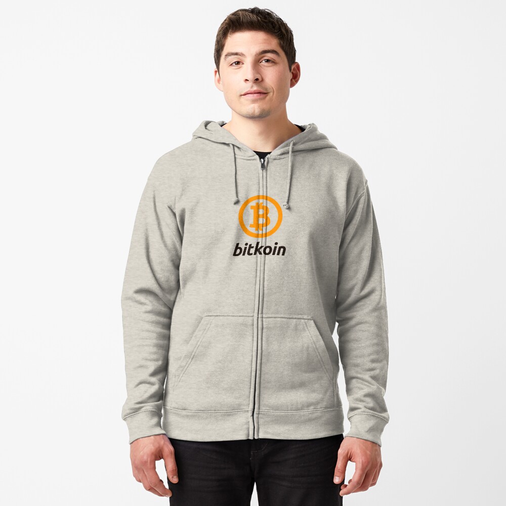 Item preview, Zipped Hoodie designed and sold by bitkoin-shop.