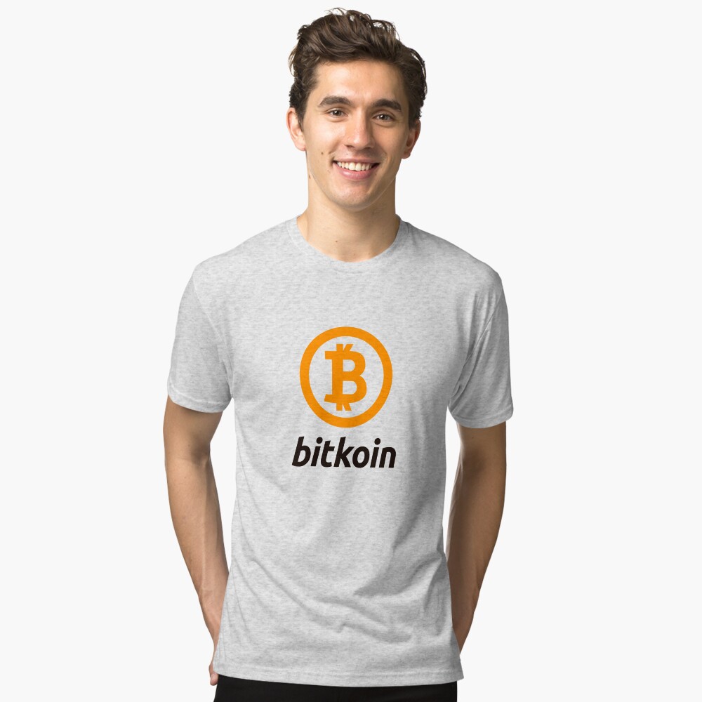 Item preview, Tri-blend T-Shirt designed and sold by bitkoin-shop.