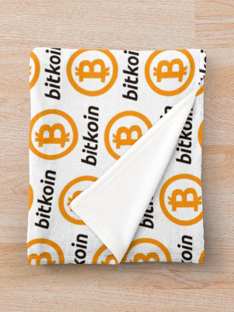 Thumbnail 3 of 6, Throw Blanket, bitkoin designed and sold by bitkoin-shop.