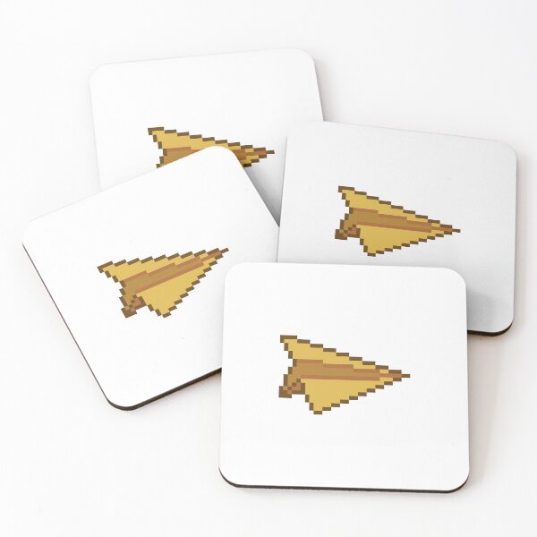 Item preview, paper plane pixel art designed and sold by BashPIXIE.