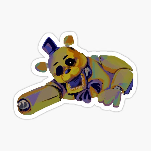 FNAF Golden Freddy Fredbear It's Me Greeting Card for Sale by Bitw1se