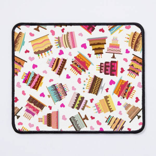 Item preview, Happy Birthday Cakes Pattern Background designed and sold by Sketchbook Studio by Aqsaa.