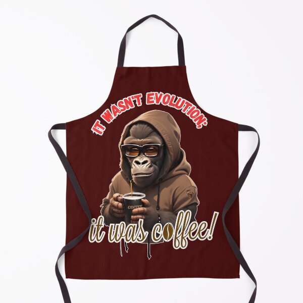 Item preview, Coffee-Powered Evolution! designed and sold by NickTaroDesign.