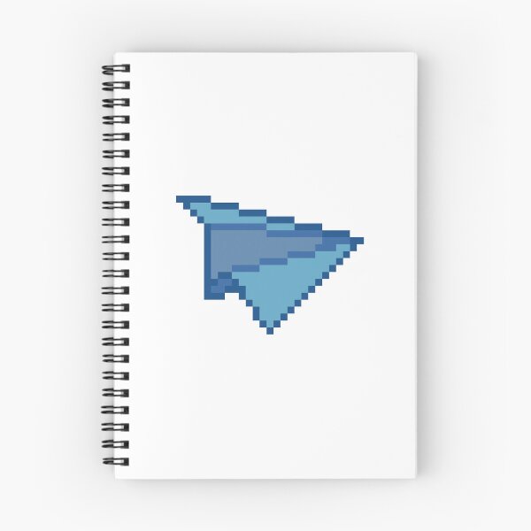 Item preview, paper plane pixel art designed and sold by BashPIXIE.