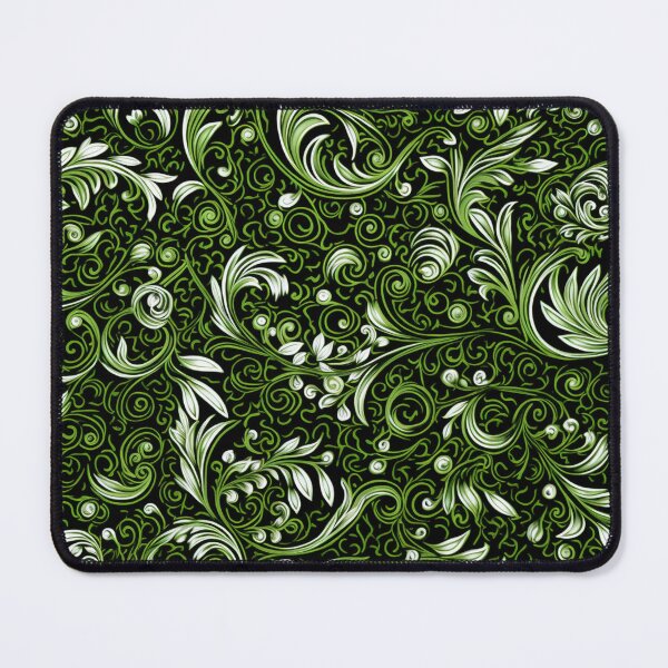 Item preview, Green, white, Batik Pattern designed and sold by SideSignal.