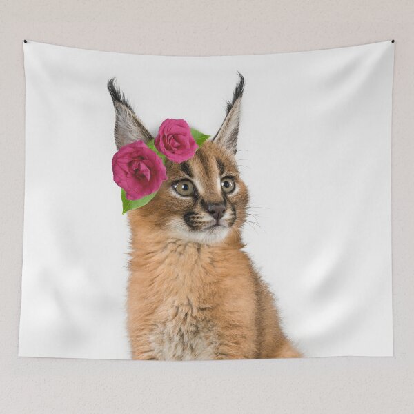 Item preview, Cute lynx foto portrait designed and sold by Naturartprints.