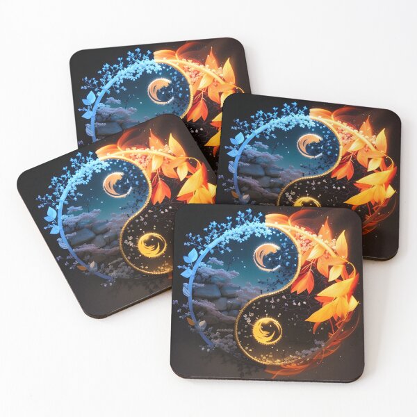 Item preview, Ice & Fire Harmony: Yin-Yang Fantasy designed and sold by ShadowSakura.