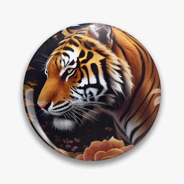 Item preview, Regal Guardian: Gold Circle Tiger Fantasy designed and sold by ShadowSakura.