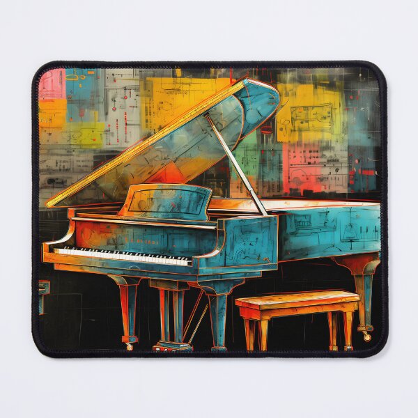 Item preview, Sonic Elegance: Abstract Piano Echoes from Avant-Garde Visions Generative AI designed and sold by OlfactoART Studio.