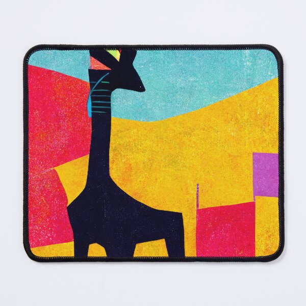 Item preview, Simplistic & Minimalistic African Giraffe Art Collection designed and sold by ArtificialGenes.