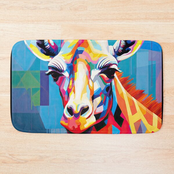 Item preview, Simplistic & Minimalistic African Giraffe Art Collection designed and sold by ArtificialGenes.