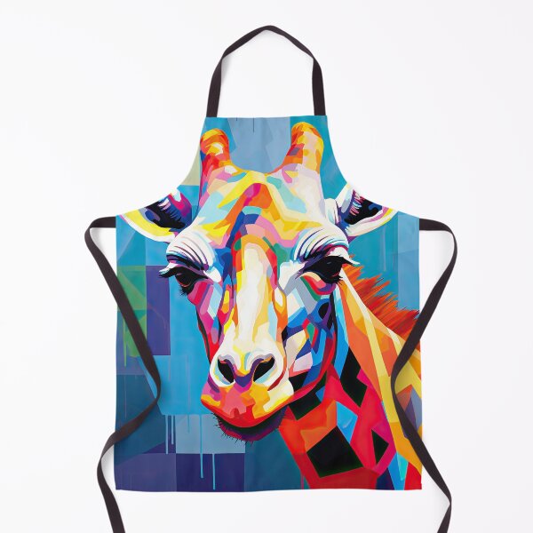 Item preview, Simplistic & Minimalistic African Giraffe Art Collection designed and sold by ArtificialGenes.