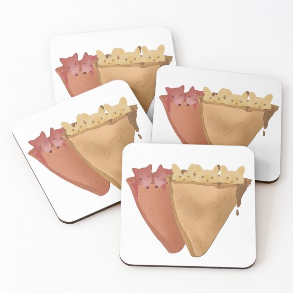 Item preview, Banana Buns and Strawberry Foxes in a Crepe designed and sold by Nothing But Tea.