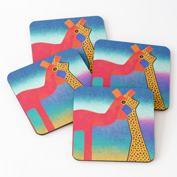 Item preview, Simplistic & Minimalistic African Giraffe Art Collection designed and sold by ArtificialGenes.