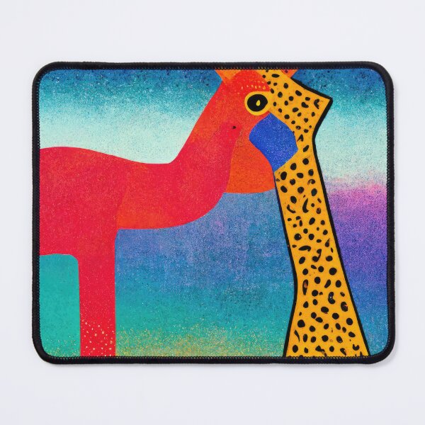 Item preview, Simplistic & Minimalistic African Giraffe Art Collection designed and sold by ArtificialGenes.