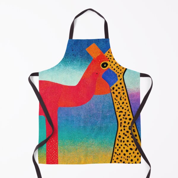 Item preview, Simplistic & Minimalistic African Giraffe Art Collection designed and sold by ArtificialGenes.