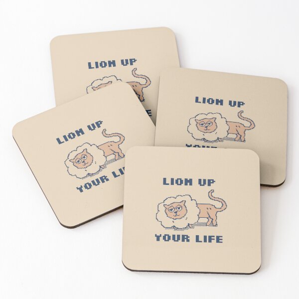 Item preview, Lion Up Your Life designed and sold by pxlboy.