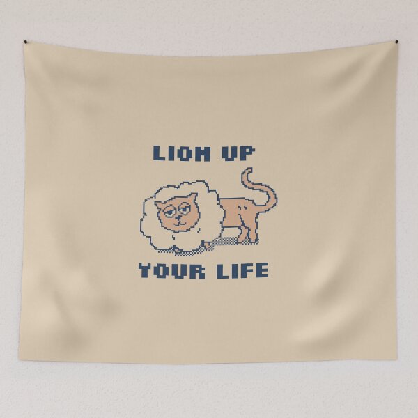 Item preview, Lion Up Your Life designed and sold by pxlboy.