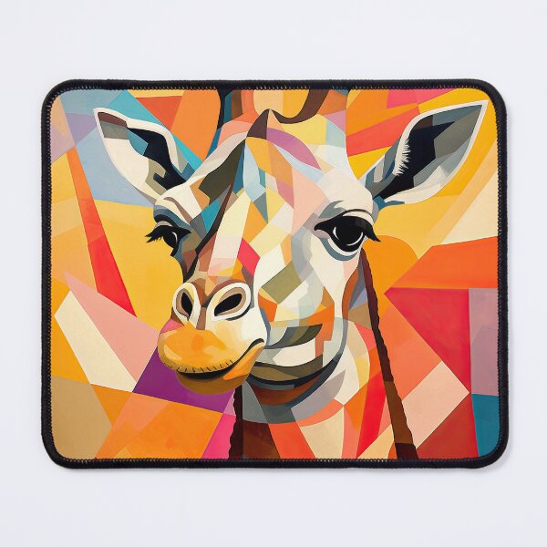 Item preview, Simplistic & Minimalistic African Giraffe Art Collection designed and sold by ArtificialGenes.