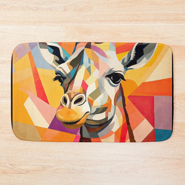 Item preview, Simplistic & Minimalistic African Giraffe Art Collection designed and sold by ArtificialGenes.