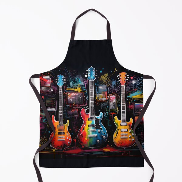 Item preview, Musical Fusion: Abstract Guitar in the Spirit of Avant-Garde Movements AI Generated  designed and sold by OlfactoART Studio.