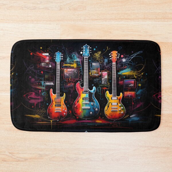 Item preview, Musical Fusion: Abstract Guitar in the Spirit of Avant-Garde Movements AI Generated  designed and sold by OlfactoART Studio.