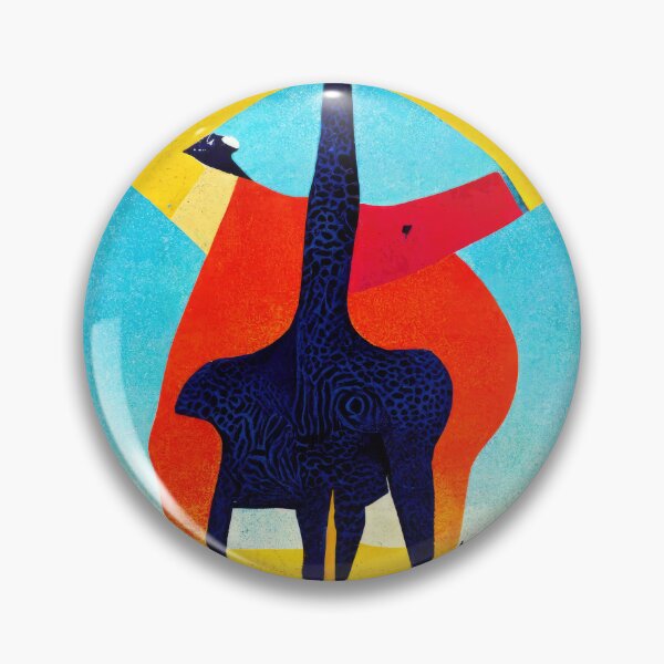 Item preview, Simplistic & Minimalistic African Giraffe Art Collection designed and sold by ArtificialGenes.