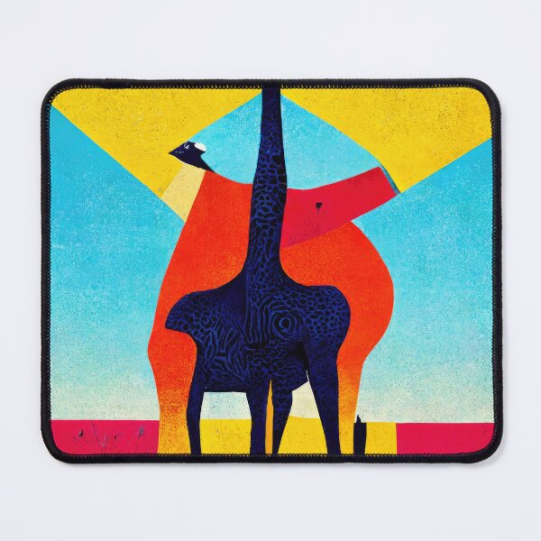 Item preview, Simplistic & Minimalistic African Giraffe Art Collection designed and sold by ArtificialGenes.