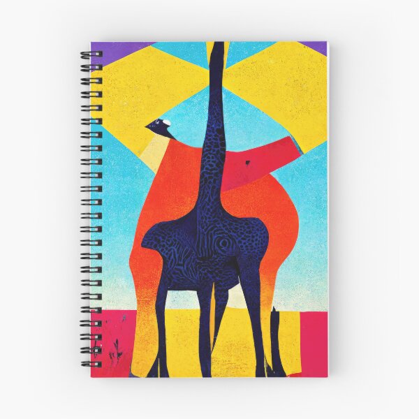 Item preview, Simplistic & Minimalistic African Giraffe Art Collection designed and sold by ArtificialGenes.