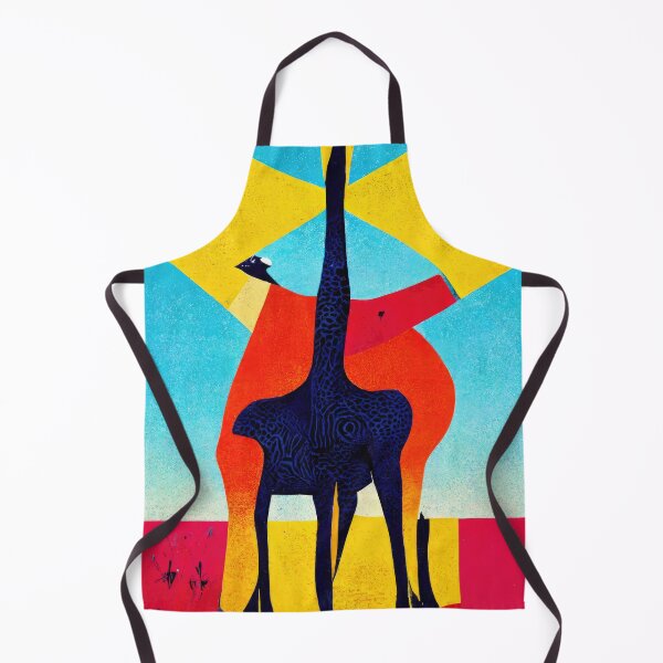 Item preview, Simplistic & Minimalistic African Giraffe Art Collection designed and sold by ArtificialGenes.
