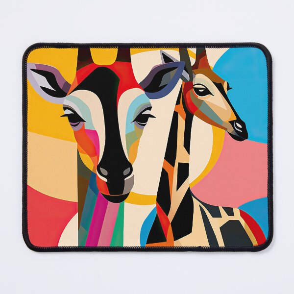 Item preview, Simplistic & Minimalistic African Giraffe Art Collection designed and sold by ArtificialGenes.