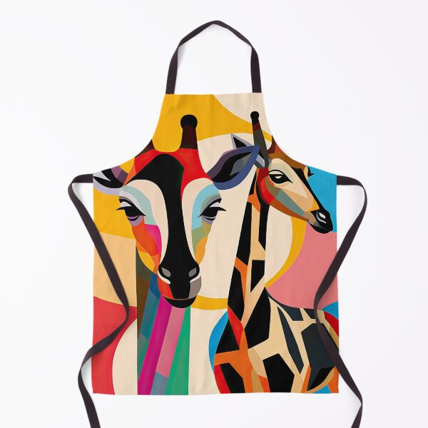 Item preview, Simplistic & Minimalistic African Giraffe Art Collection designed and sold by ArtificialGenes.