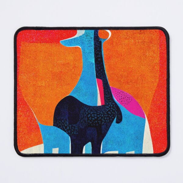 Item preview, Simplistic & Minimalistic African Giraffe Art Collection designed and sold by ArtificialGenes.