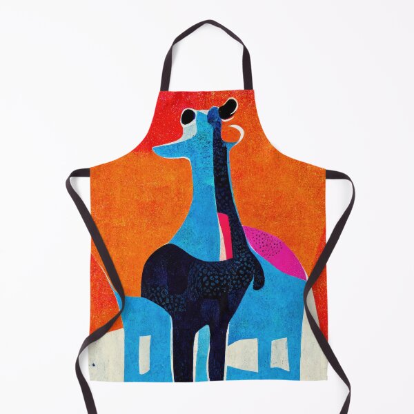 Item preview, Simplistic & Minimalistic African Giraffe Art Collection designed and sold by ArtificialGenes.
