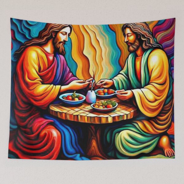 Item preview, Jesus making plans with Judas designed and sold by George Hutton Hunter.
