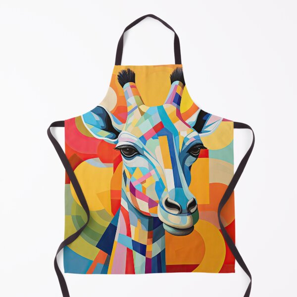 Item preview, Simplistic & Minimalistic African Giraffe Art Collection designed and sold by ArtificialGenes.