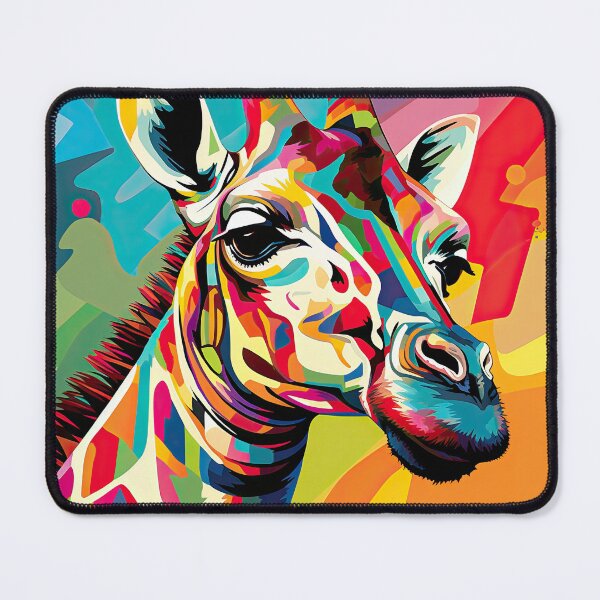 Item preview, Simplistic & Minimalistic African Giraffe Art Collection designed and sold by ArtificialGenes.