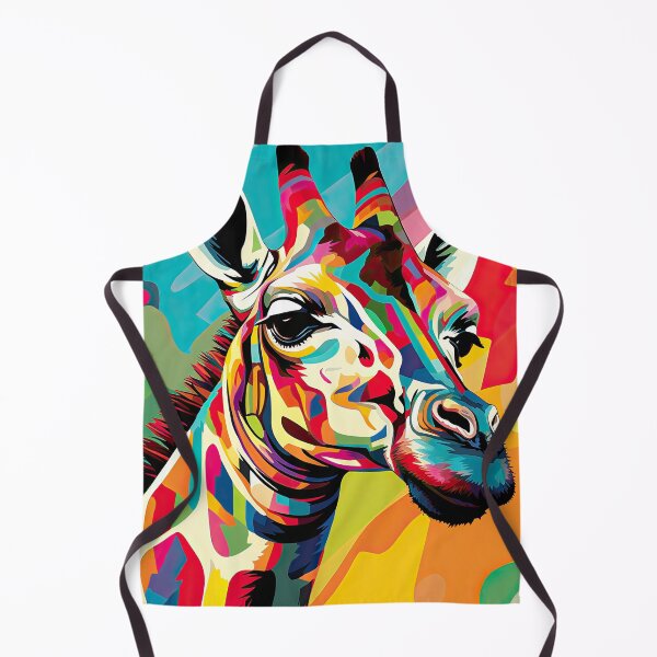 Item preview, Simplistic & Minimalistic African Giraffe Art Collection designed and sold by ArtificialGenes.