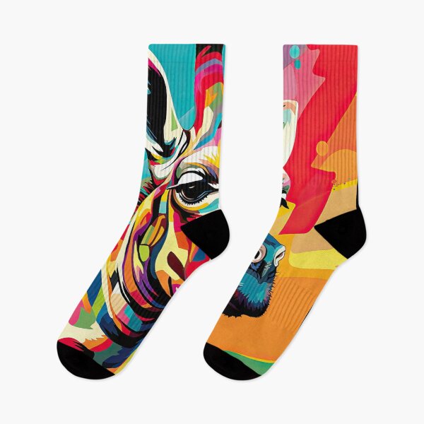 Item preview, Simplistic & Minimalistic African Giraffe Art Collection designed and sold by ArtificialGenes.