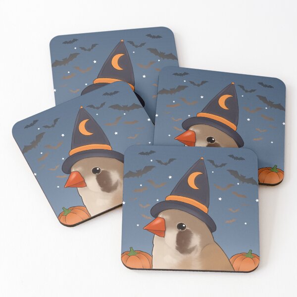 Item preview, Halloween Zebra Finch designed and sold by meruesan.