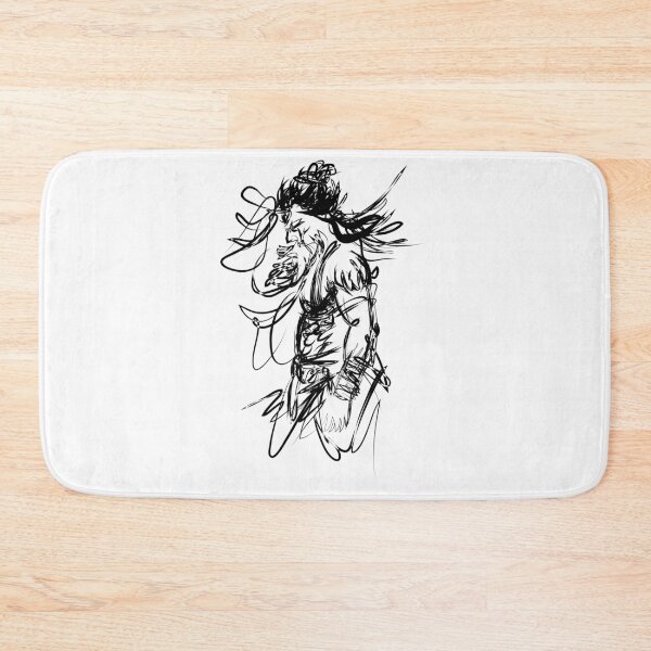 Item preview, abstract sketch of a angry monk | monk t-shirt | indian sadhu sketch art  designed and sold by KARTICK DUTTA.