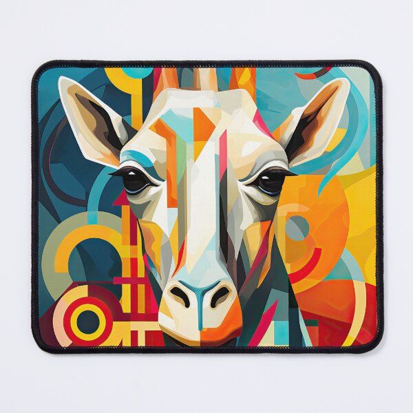 Item preview, Simplistic & Minimalistic African Giraffe Art Collection designed and sold by ArtificialGenes.