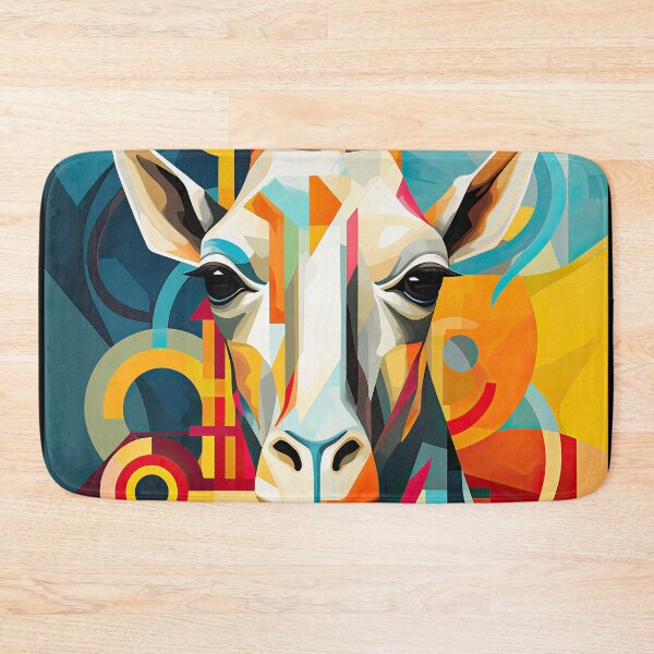 Item preview, Simplistic & Minimalistic African Giraffe Art Collection designed and sold by ArtificialGenes.
