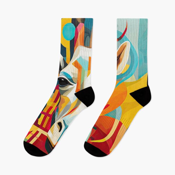 Item preview, Simplistic & Minimalistic African Giraffe Art Collection designed and sold by ArtificialGenes.