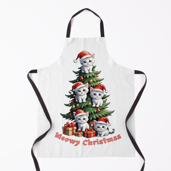 Item preview,  Meowy Christmas (kitten tree with presents) designed and sold by Gilby-Designs.